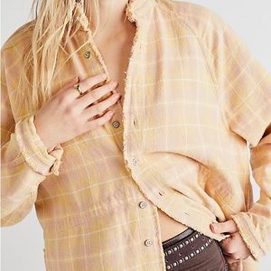 We The Free Summer Daydream Plaid Buttondown